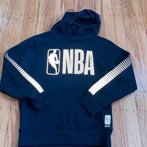 NBA size 8 black hooded sweatshirt